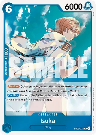 Isuka #EB03-022 · Extra Booster: One Piece Heroines Edition One Piece card