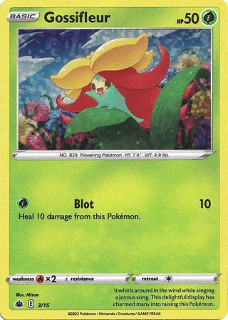 Gossifleur #3 · McDonald's Collection 2022 Pokémon card