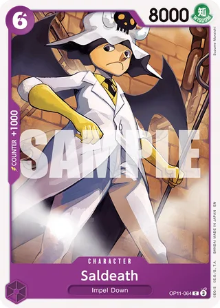 Saldeath #OP11-064 · A Fist of Divine Speed Release Event Cards One Piece card