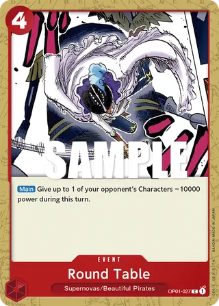 Round Table #OP01-027 · Romance Dawn One Piece card