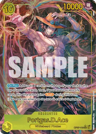 Portgas.D.Ace (Parallel) #OP07-119-parallel · 500 Years in the Future One Piece card