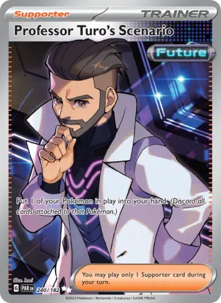 Professor Turo's Scenario #240 · Paradox Rift Pokémon card