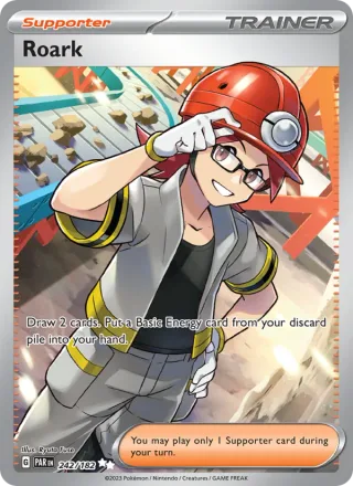 Roark #242 · Paradox Rift Pokémon card