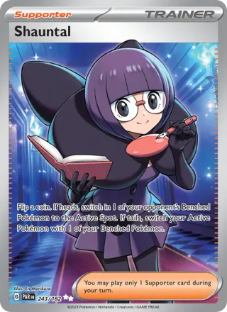 Shauntal #243 · Paradox Rift Pokémon card