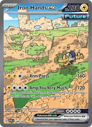 Iron Hands ex #248 · Paradox Rift Pokémon card