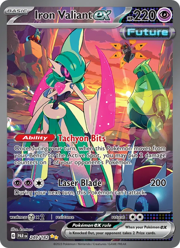 Iron Valiant ex full card art