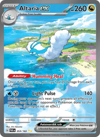Altaria ex #253 · Paradox Rift Pokémon card