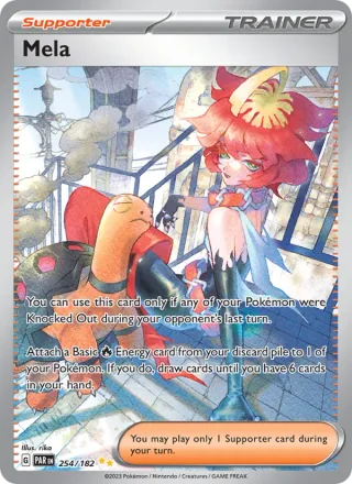 Mela #254 · Paradox Rift Pokémon card