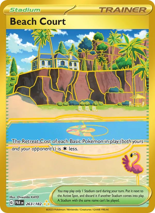 Beach Court full card art