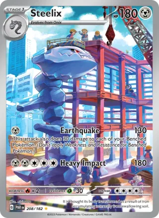 Steelix #208 · Paradox Rift Pokémon card