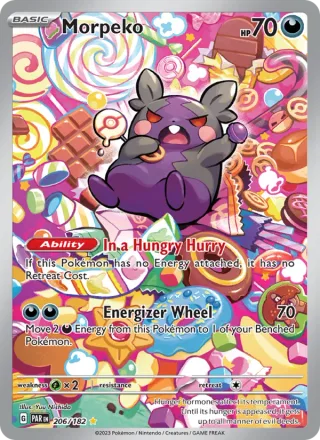 Morpeko #206 · Paradox Rift Pokémon card