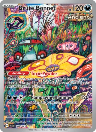 Brute Bonnet #207 · Paradox Rift Pokémon card