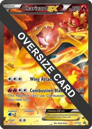 Charizard EX - XY121 (XY Black Star Promos) #XY121 · Jumbo cards Pokémon card
