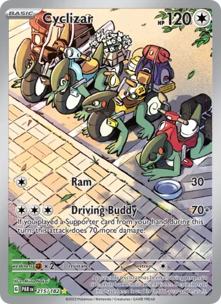 Cyclizar #215 · Paradox Rift Pokémon card