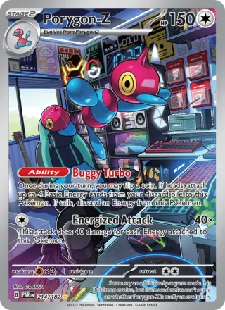 Porygon-Z #214 · Paradox Rift Pokémon card