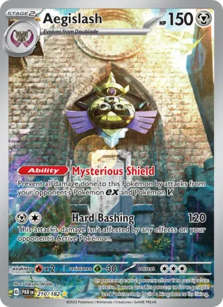 Aegislash #210 · Paradox Rift Pokémon card