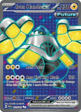 Iron Hands ex #223 · Paradox Rift Pokémon card