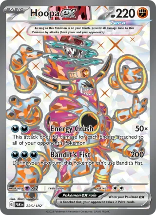 Hoopa ex #226 · Paradox Rift Pokémon card