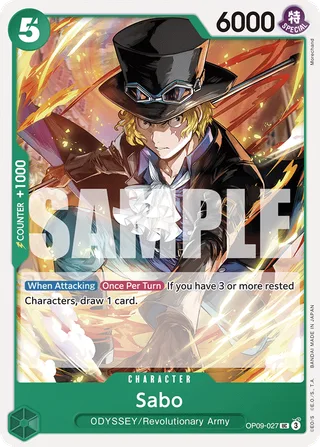 Sabo #OP09-027 · Emperors in the New World One Piece card