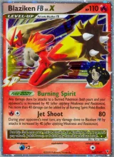 Blaziken FB LV.X · Supreme Victors Pokémon card