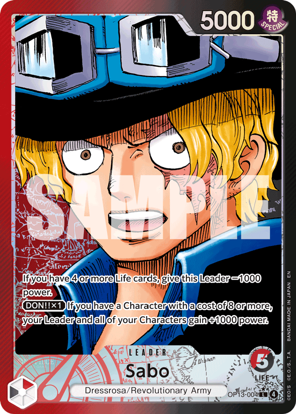 Sabo (English Version 3rd Anniversary Set) full card art