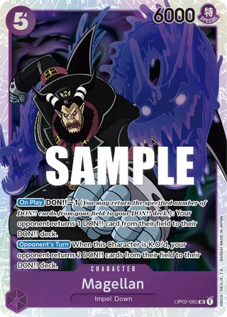 Magellan #OP02-085 · Paramount War One Piece card