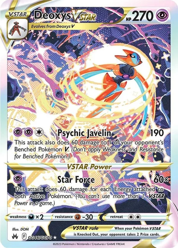 Deoxys VSTAR full card art