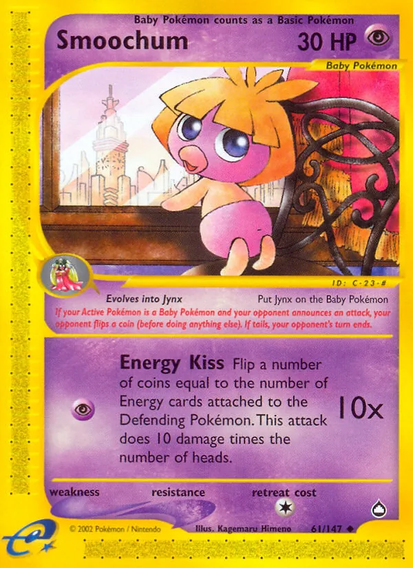 Smoochum full card art