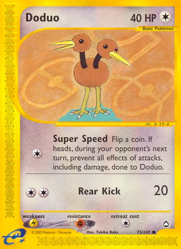 Doduo full card art