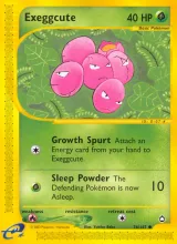 Exeggcute · Aquapolis Pokémon card