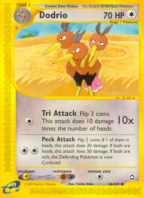 Dodrio full card art