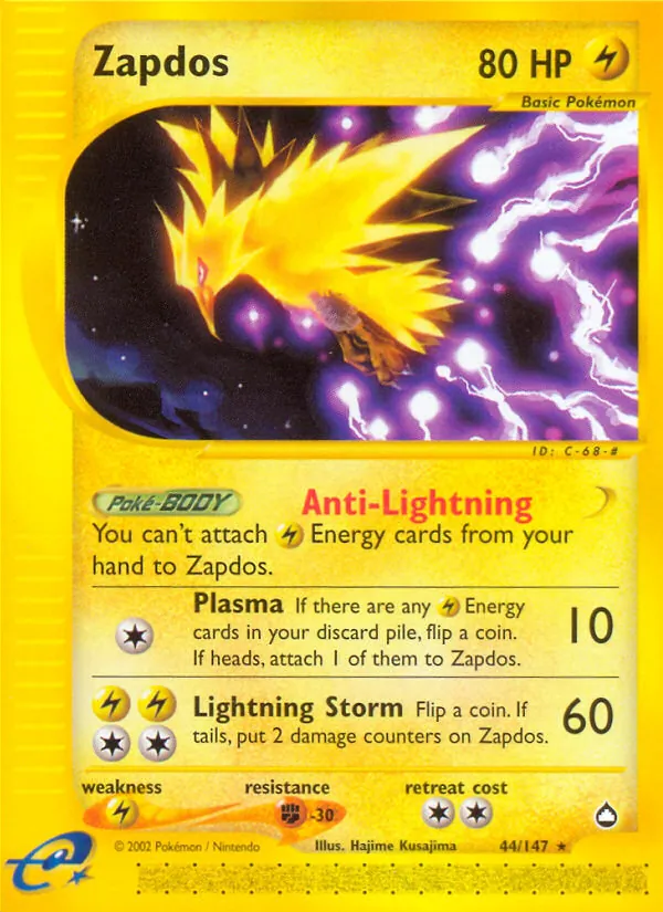 Zapdos full card art