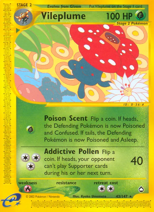 Vileplume full card art