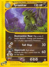 Tyranitar · Aquapolis Pokémon card