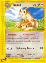 Furret · Aquapolis Pokémon card