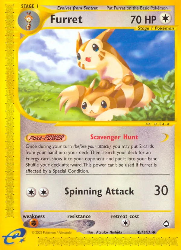 Furret full card art