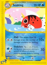 Seaking · Aquapolis Pokémon card