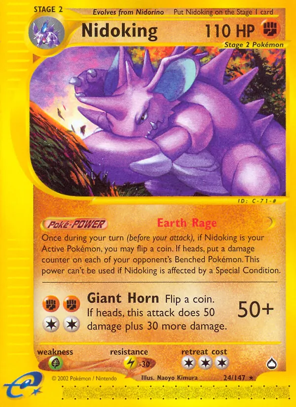 Nidoking full card art