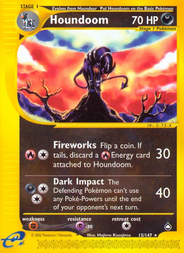Houndoom full card art