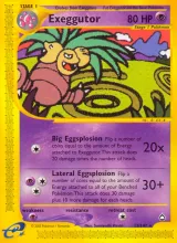 Exeggutor · Aquapolis Pokémon card