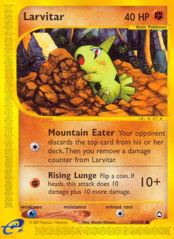 Larvitar full card art