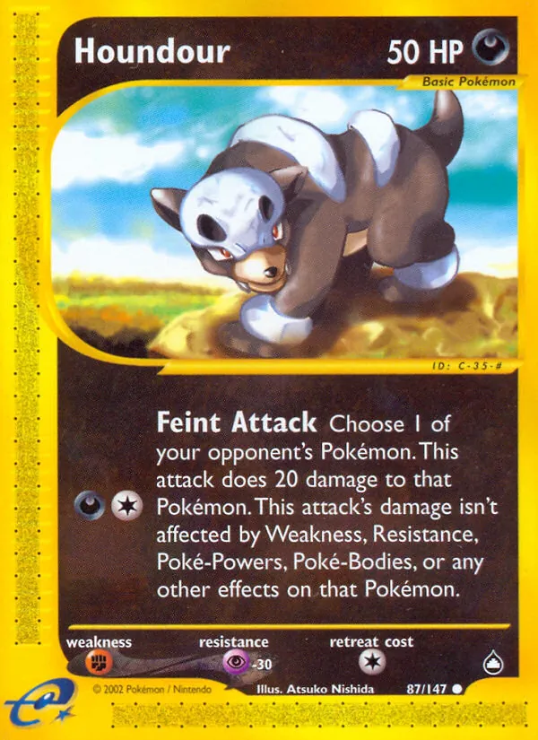 Houndour full card art