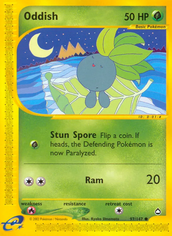 Oddish full card art