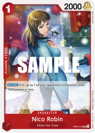 Nico Robin #OP05-010 · Awakening of the New Era: 1st Anniversary Tournament Cards One Piece card
