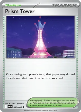 Prism Tower #080 · Chaos Rising Pokémon card