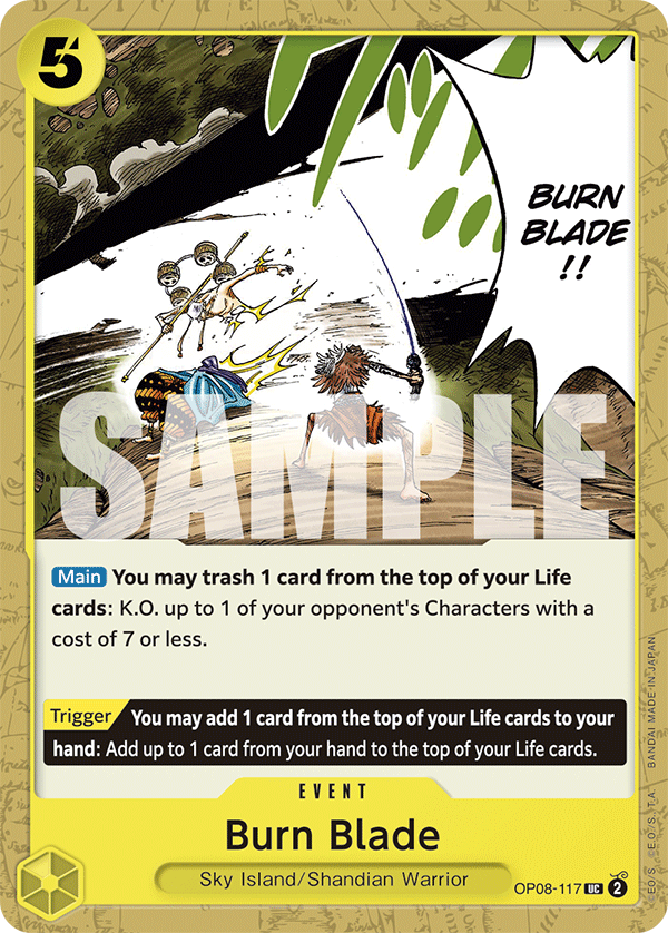 Burn Blade full card art