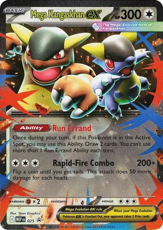 Mega Kangaskhan ex #025 · MEP Black Star Promos Pokémon card