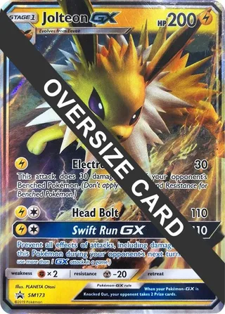 Jolteon GX - SM173 (SM Black Star Promo) #SM173 · Jumbo cards Pokémon card