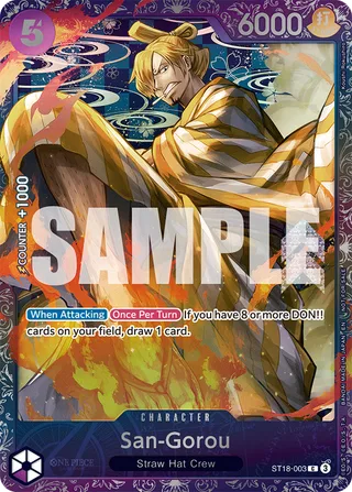 San-Gorou (Treasure Cup 2025) #ST18-003-treasure-cup-2025 · One Piece Promotion Cards One Piece card