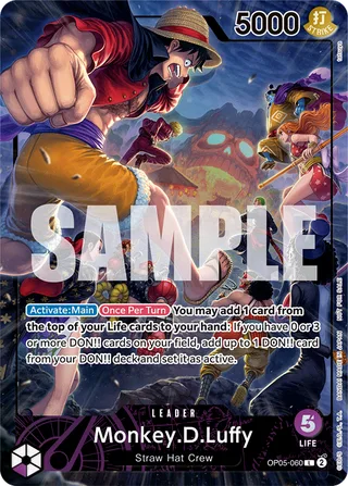 Monkey.D.Luffy (PSA Magazine) #OP05-060 · One Piece Promotion Cards One Piece card